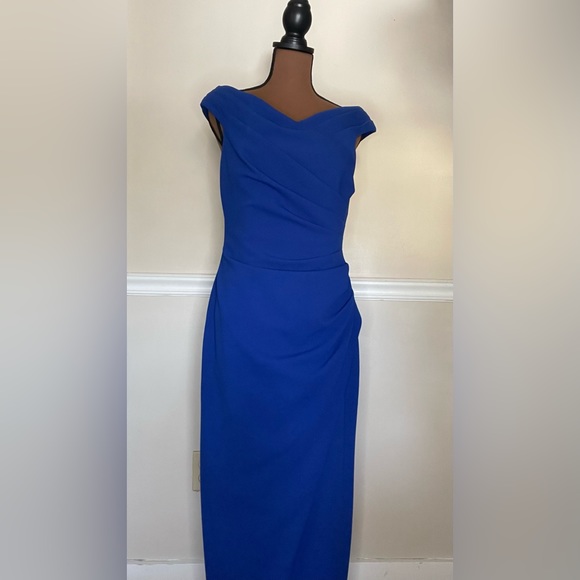 Royal Blue Calvin Klein Gown - Picture 1 of 4